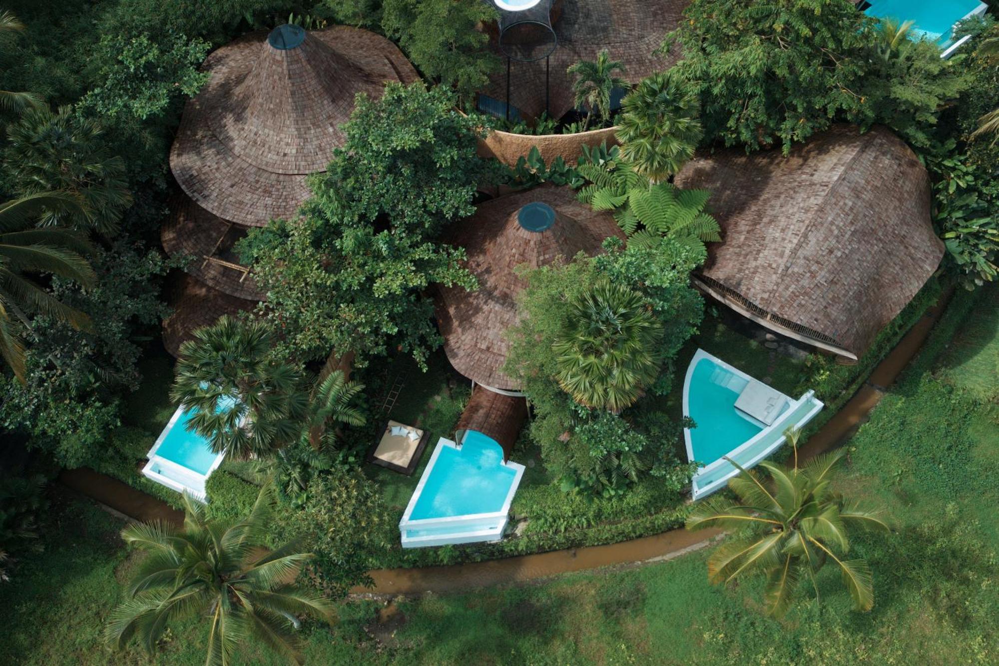 ホテル Eco Six Bali Tampaksiring エクステリア 写真